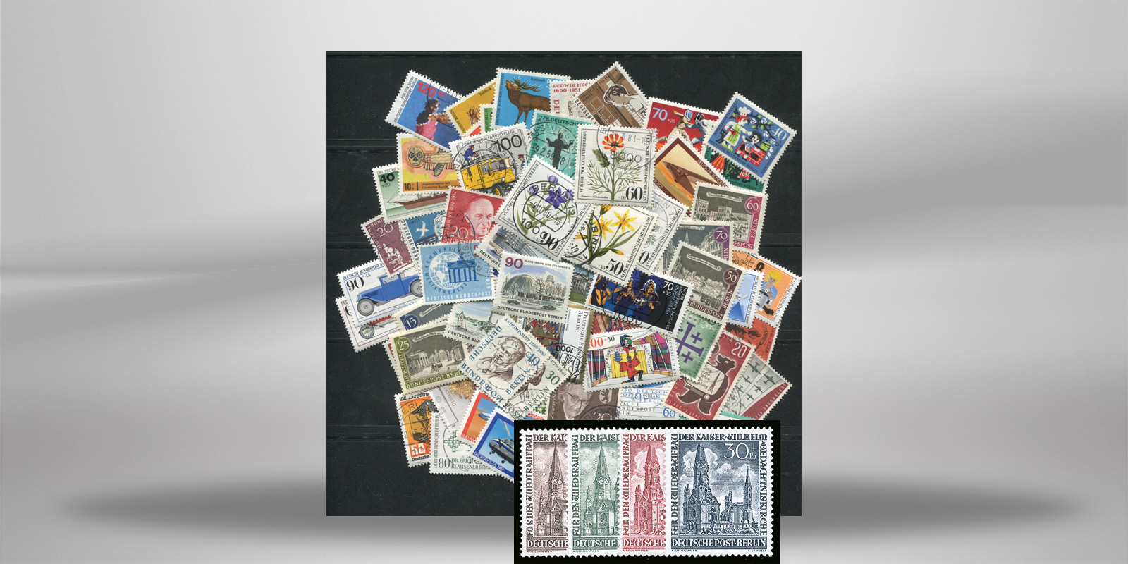 Briefmarken Berlin 25 verschiedene Marken Berliner Super-Lot