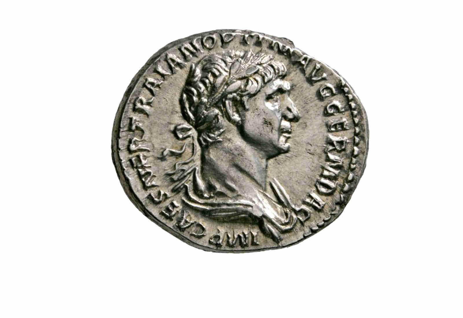 Silber-Denar von Trajan 98-117 n. Chr.