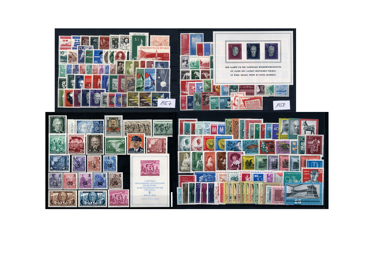 DDR Jahrg.1949,54,57-59 gest.
