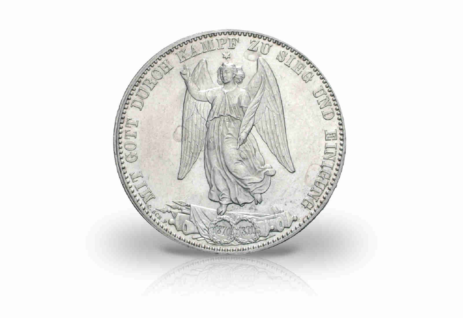 Siegestaler 1871 Königreich Württemberg König Karl Thun 443