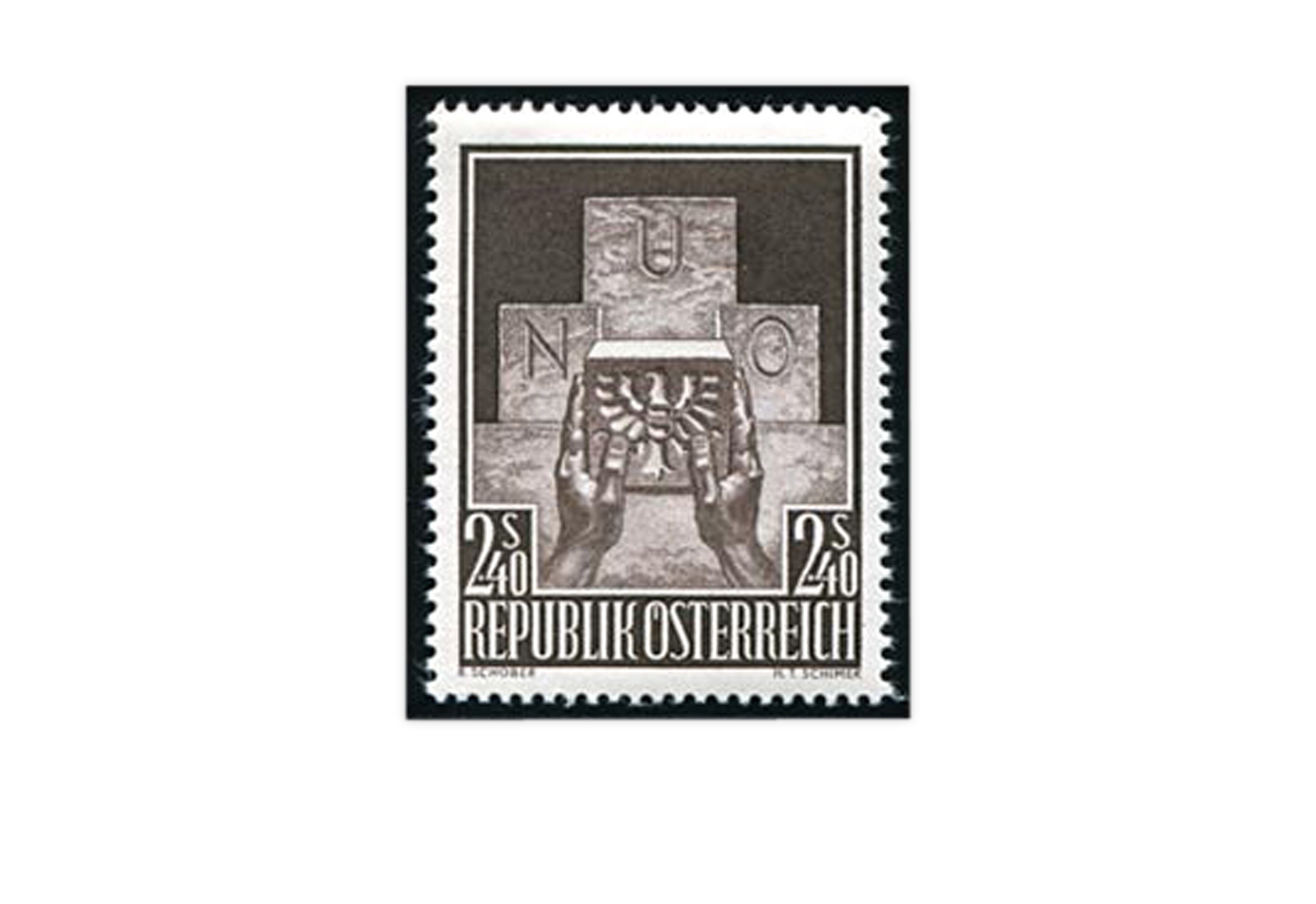 2. Republik Österreich Aufnahme Österreichs in die UNO Mi.Nr. 1025 *