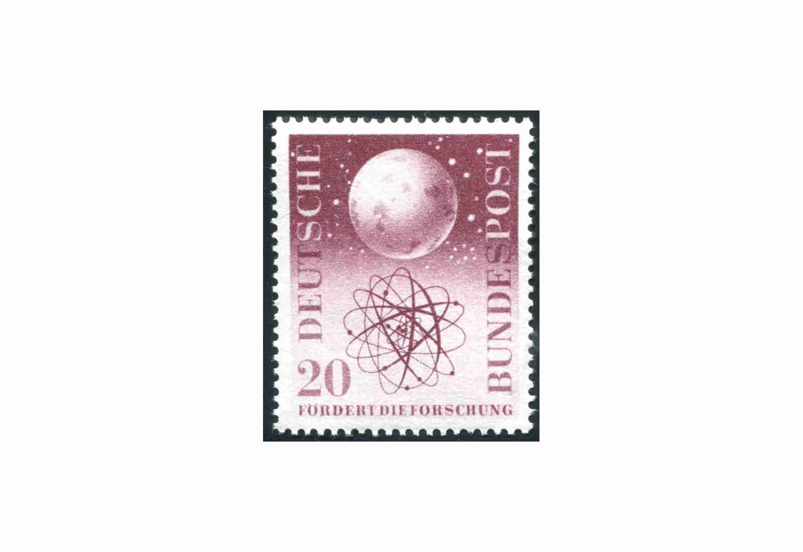 Briefmarke BRD Forschungsförderung 1955 Michel-Nr. 214 postfrisch