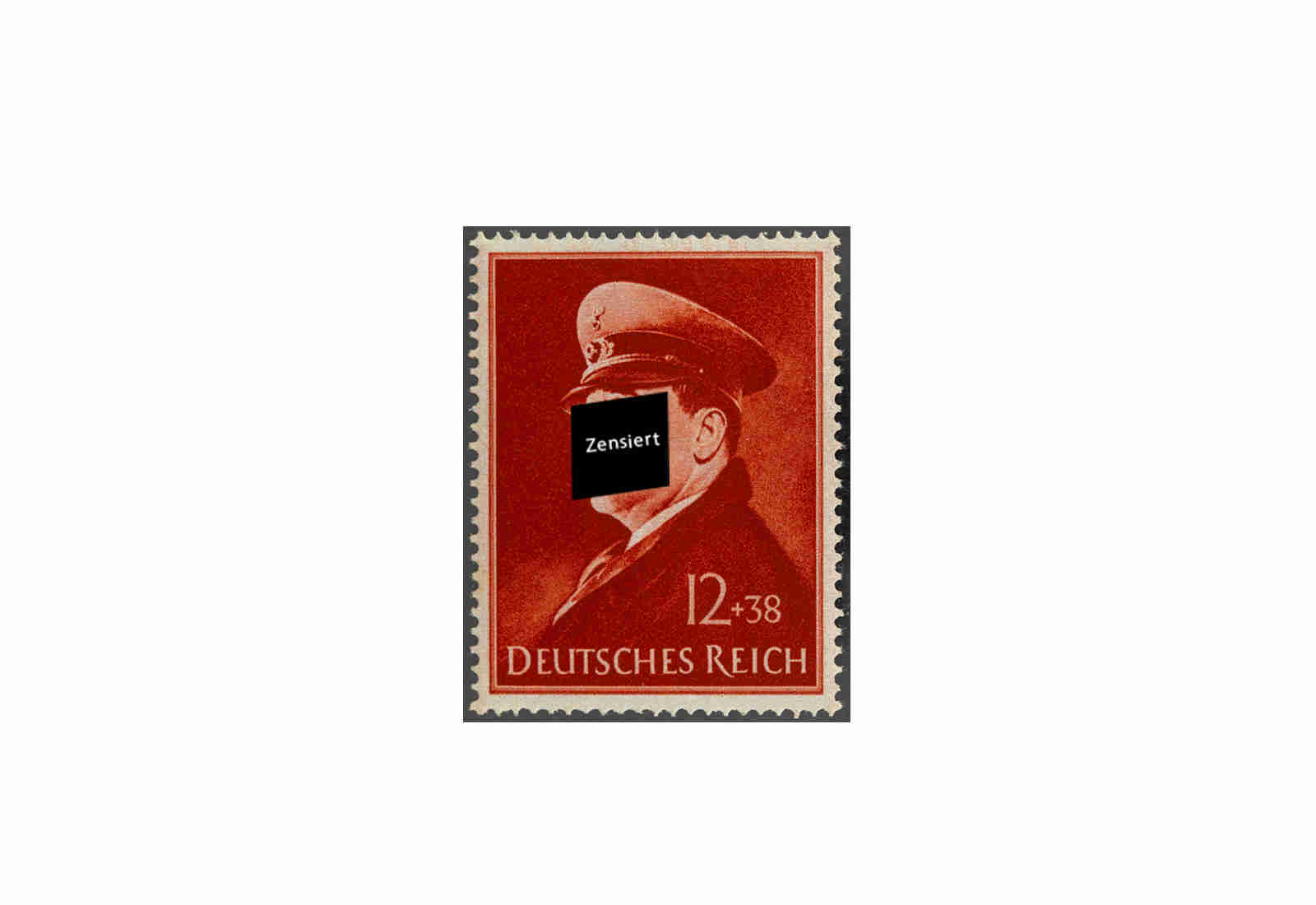 Briefmarke Deutsches Reich 1941 Michel-Nr. 772 y postfrisch waagerechte Riffelung