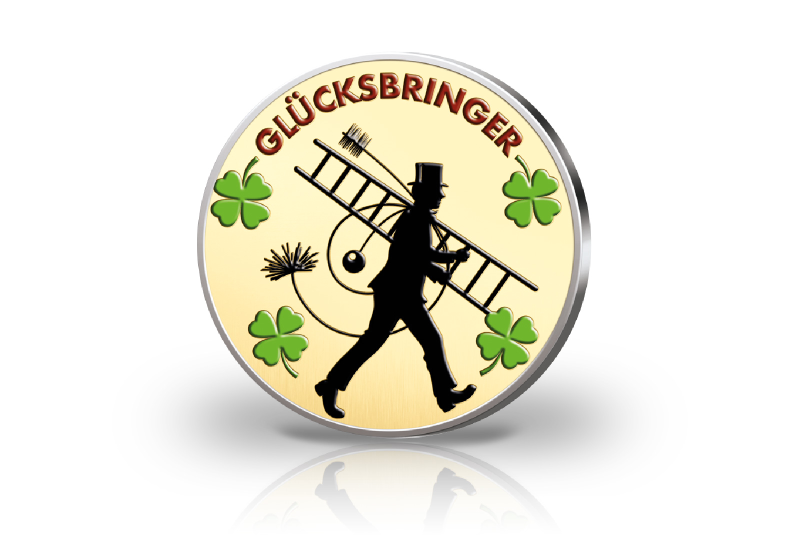 Glücksbringer mit Farbmotiv