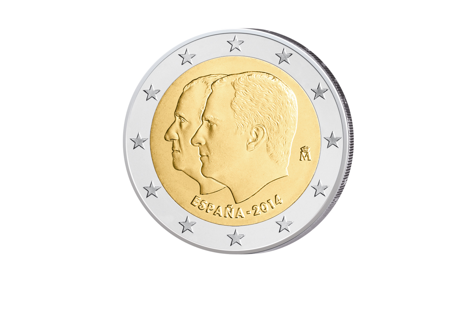 2 Euro 2014 Spanien Proklamation von König Felipe