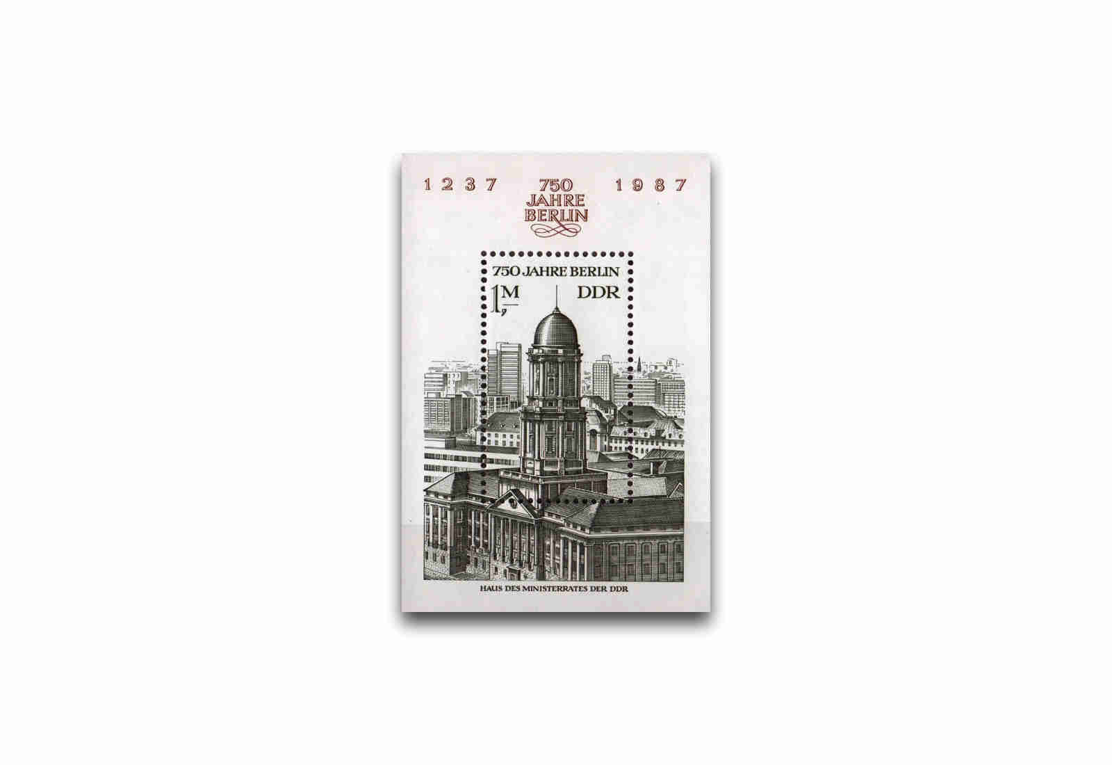 DDR Block 84 postfrisch 750 Jahre Berlin 1986