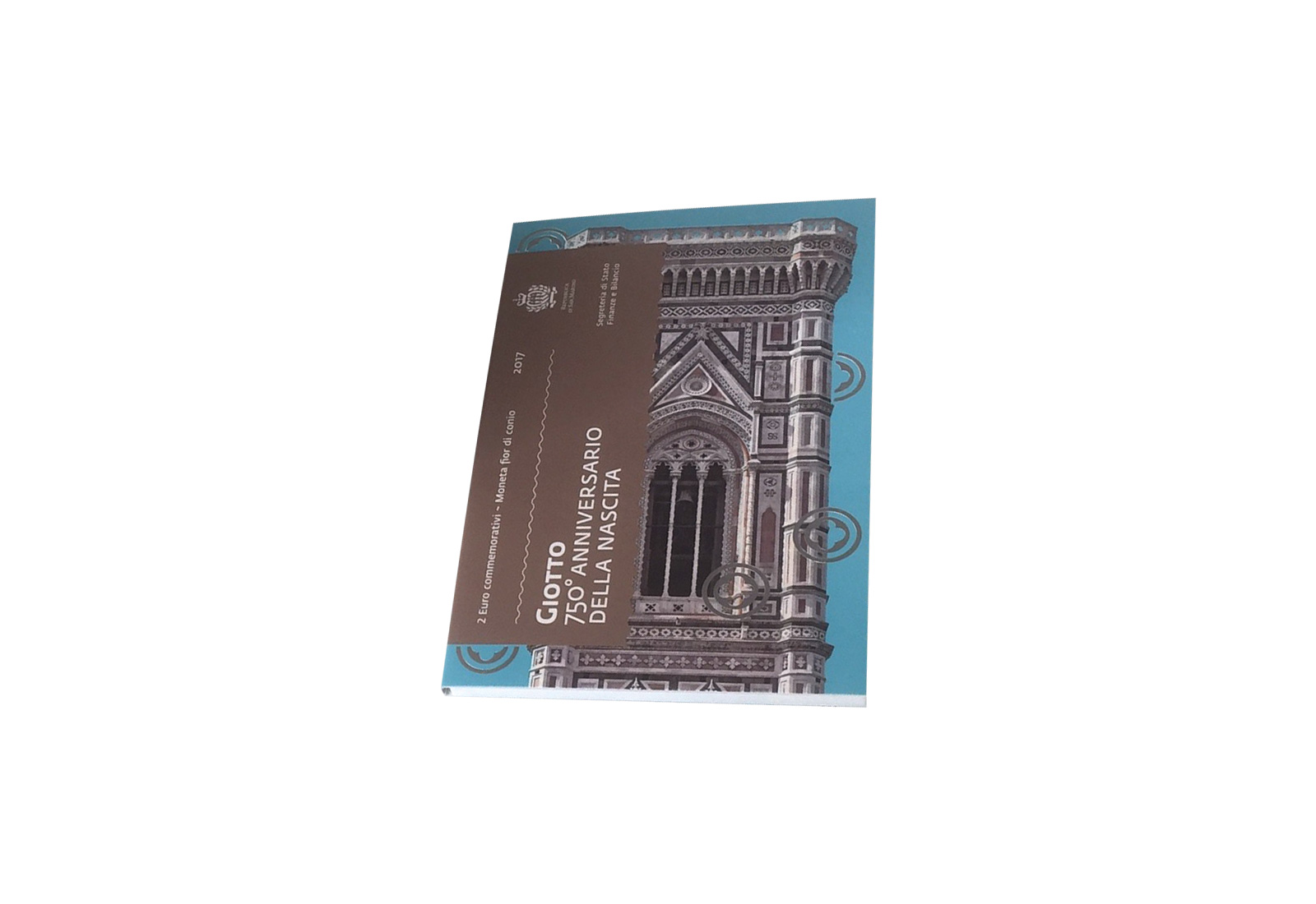 2 Euro 2017 San Marino 750. Geburtstag Giotto di Bondone st im Blister