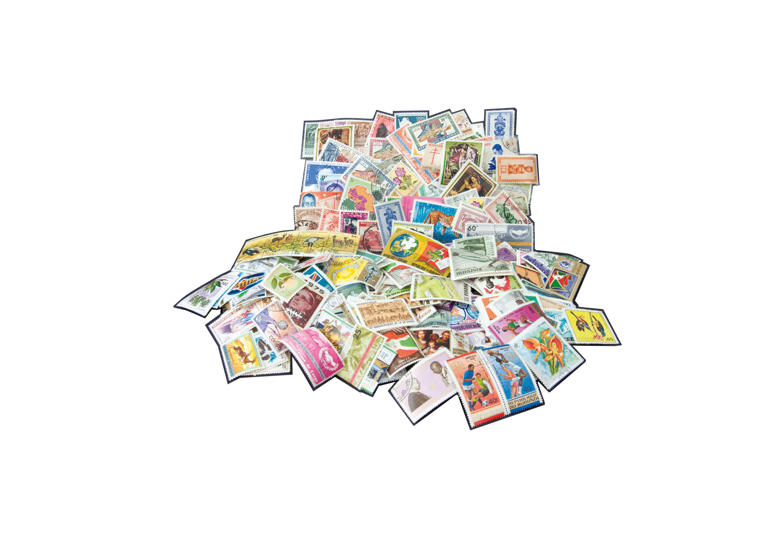 Belgische Kolonien und Nachfolgestaaten 500 verschiedene  Ausgaben