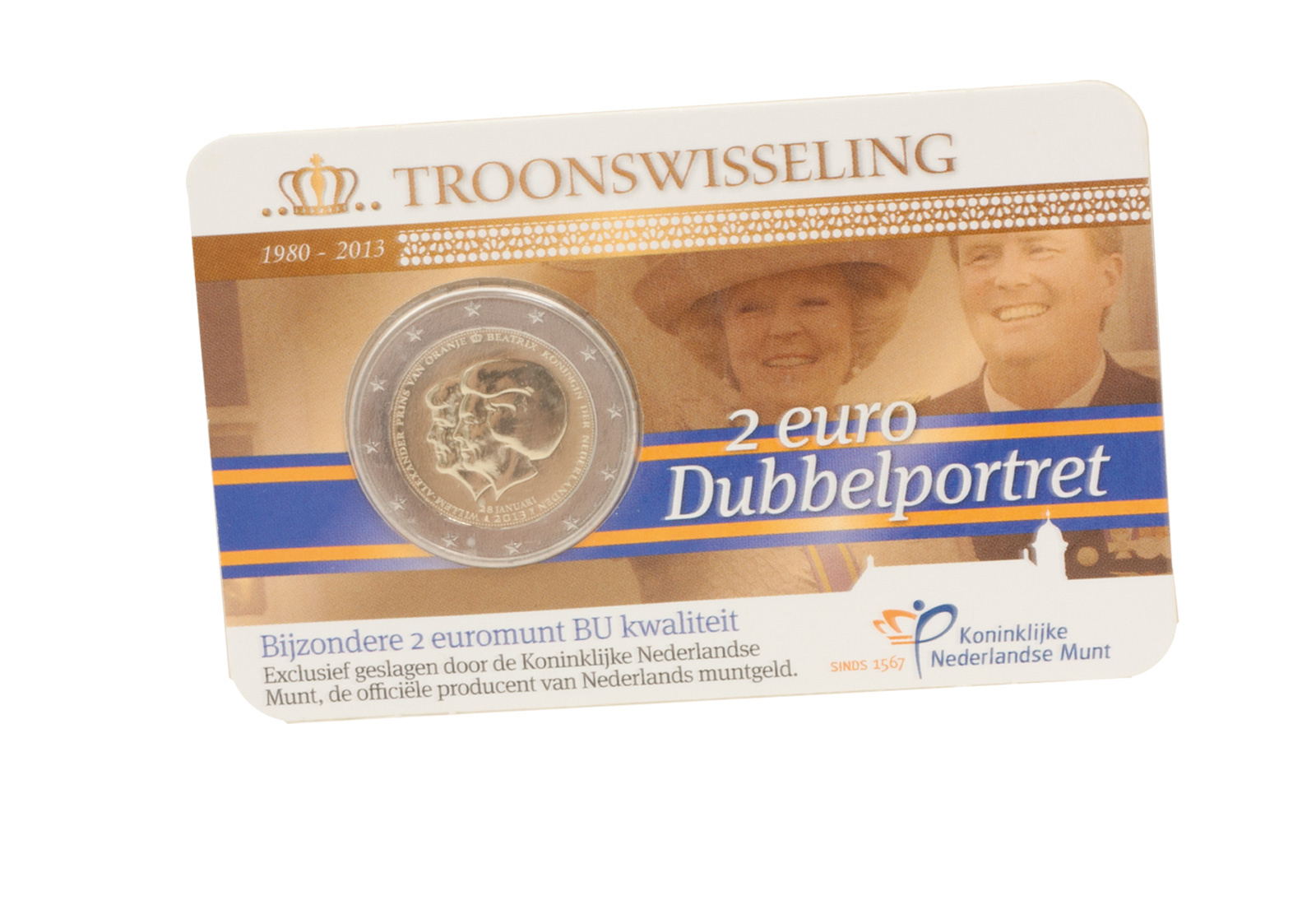 2 Euro 2013 Niederlande 200 Jahre Königreich bfr.