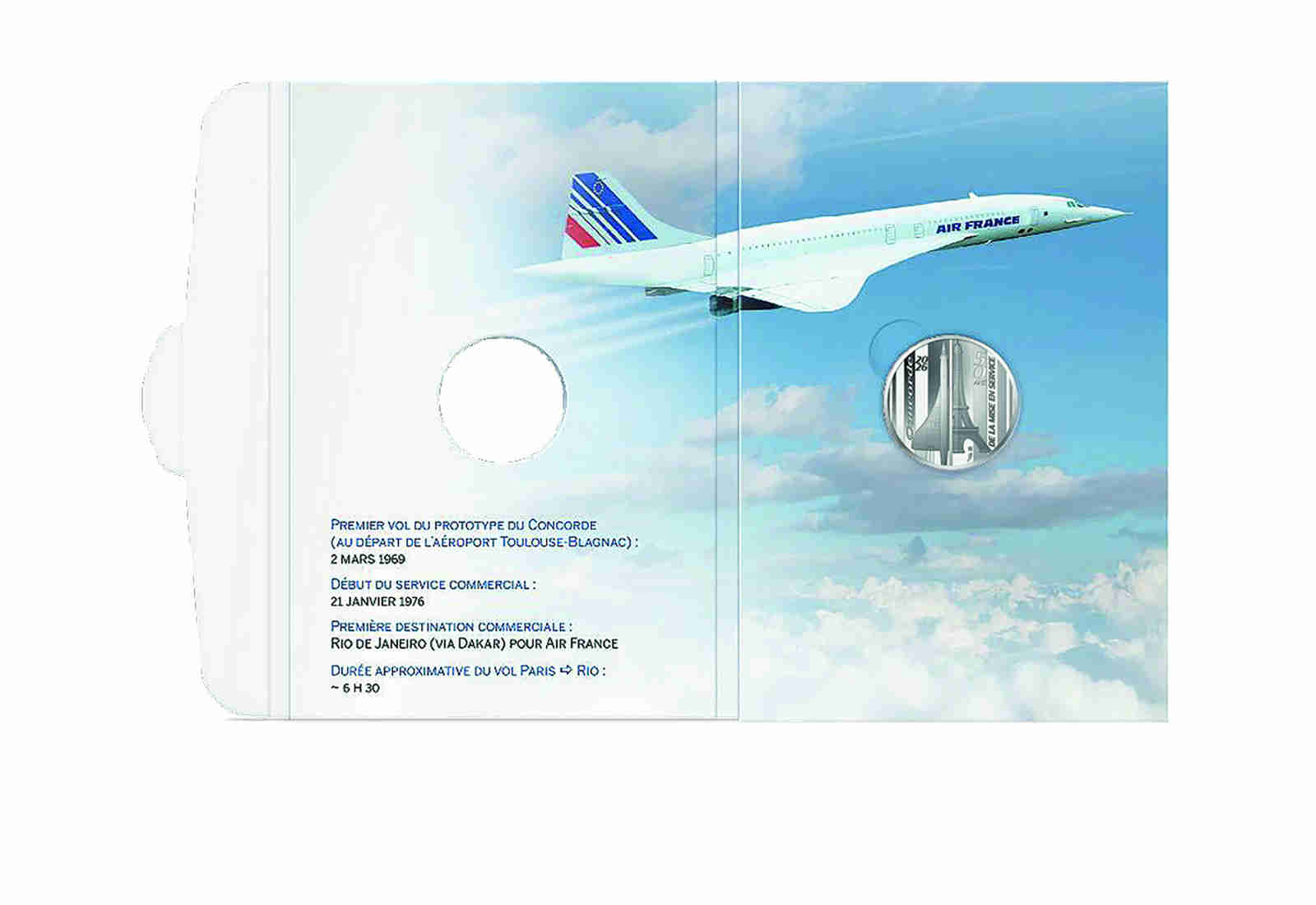 10 Euro 2026 Frankreich "50 Jahre Concorde"