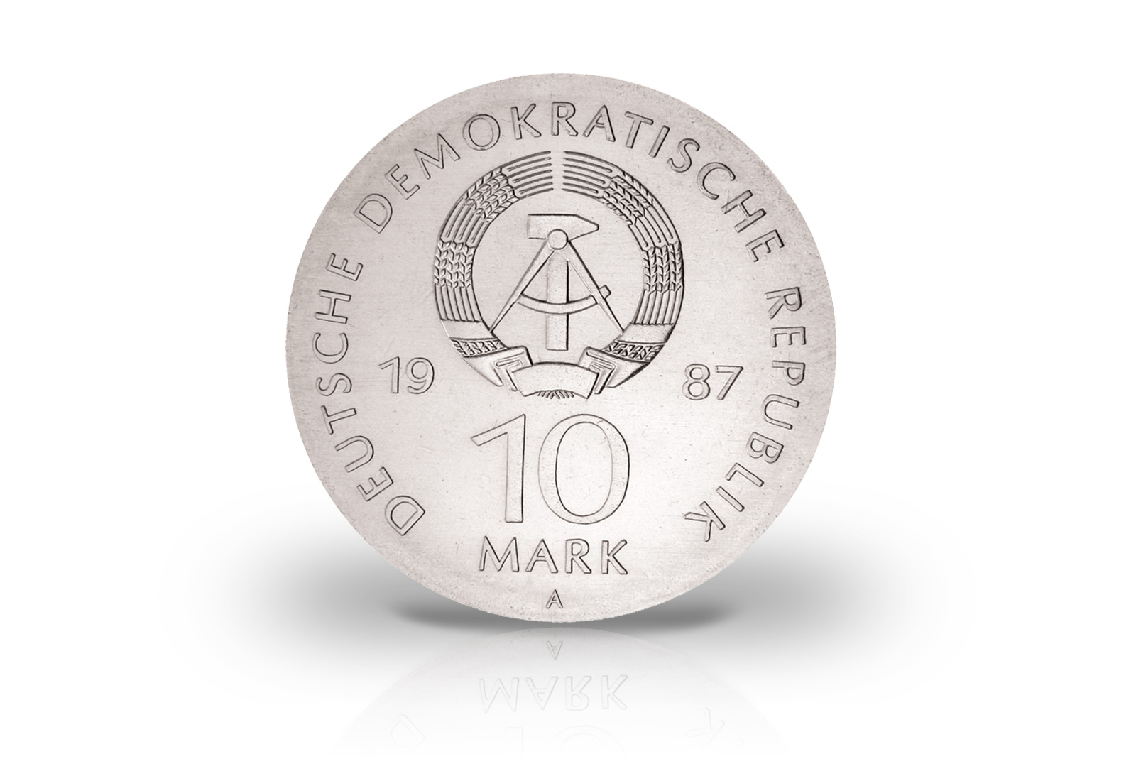 10 Mark Gedenkmünze 1987 DDR Schauspielhaus Berlin Jaeger-Nr. 1616