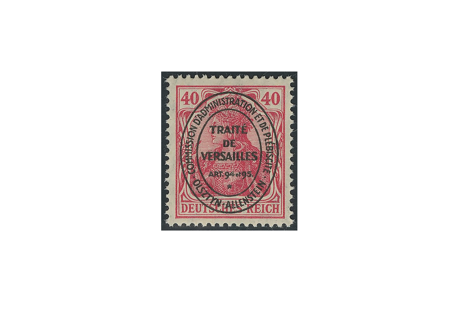 Briefmarke Allenstein MiNr.: I POR **