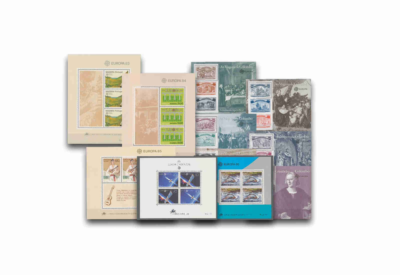 Briefmarken Portugal CEPT 43 Blocks postfrisch im Einsteckbuch