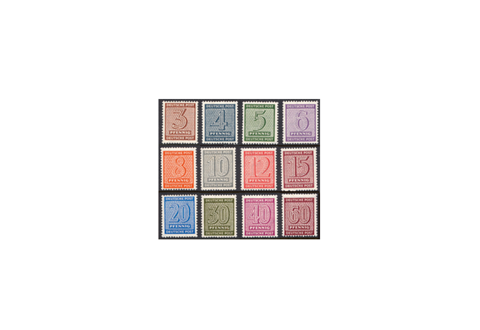 SBZ Mi.Nr. 126 Xw /137 Xw gestempelt ohne 136 X, mit 136 Y