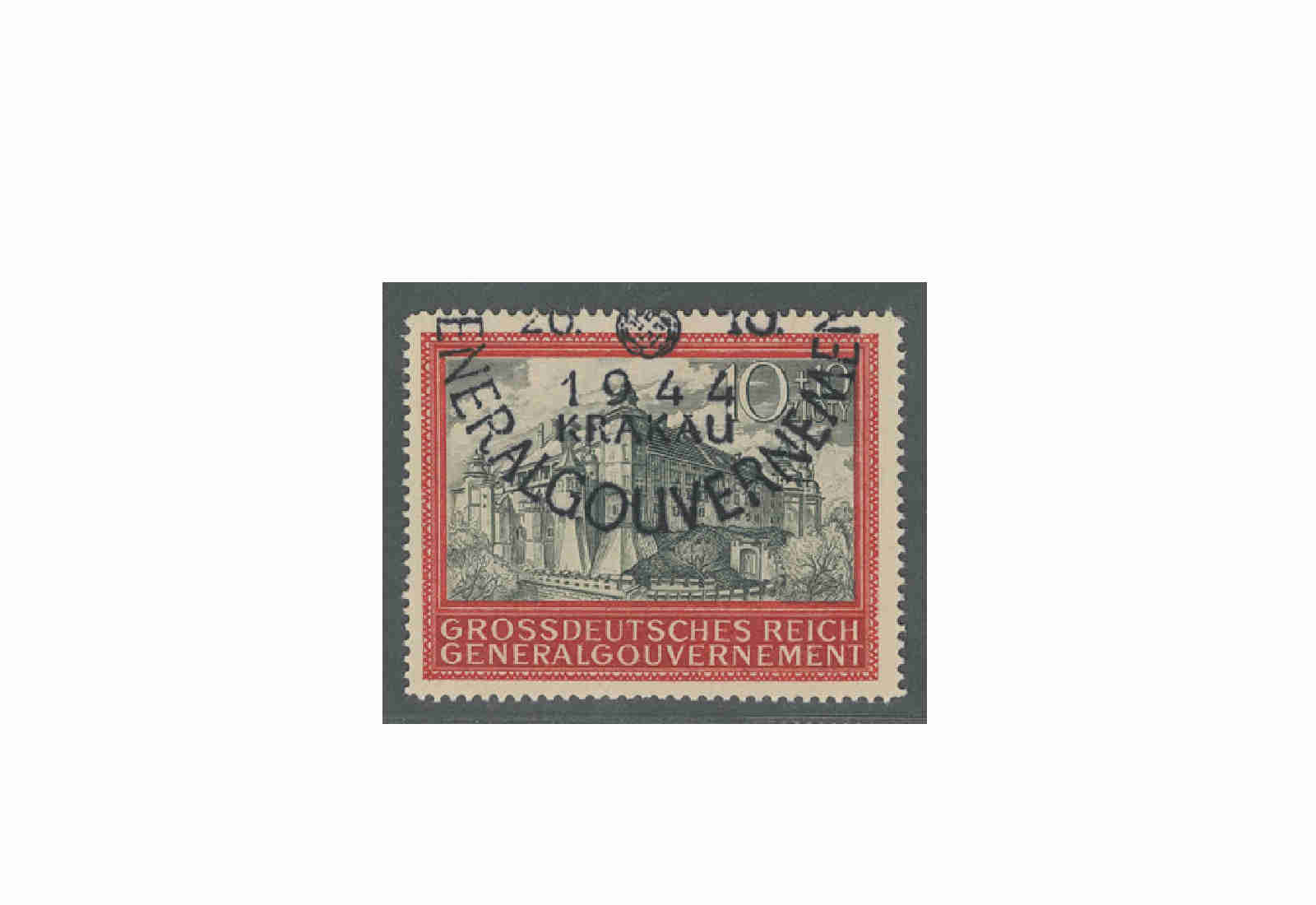 Generalgouvernement 1944: 5 Jahre Generalgouvernement Michel Nr. 125 gestempelt