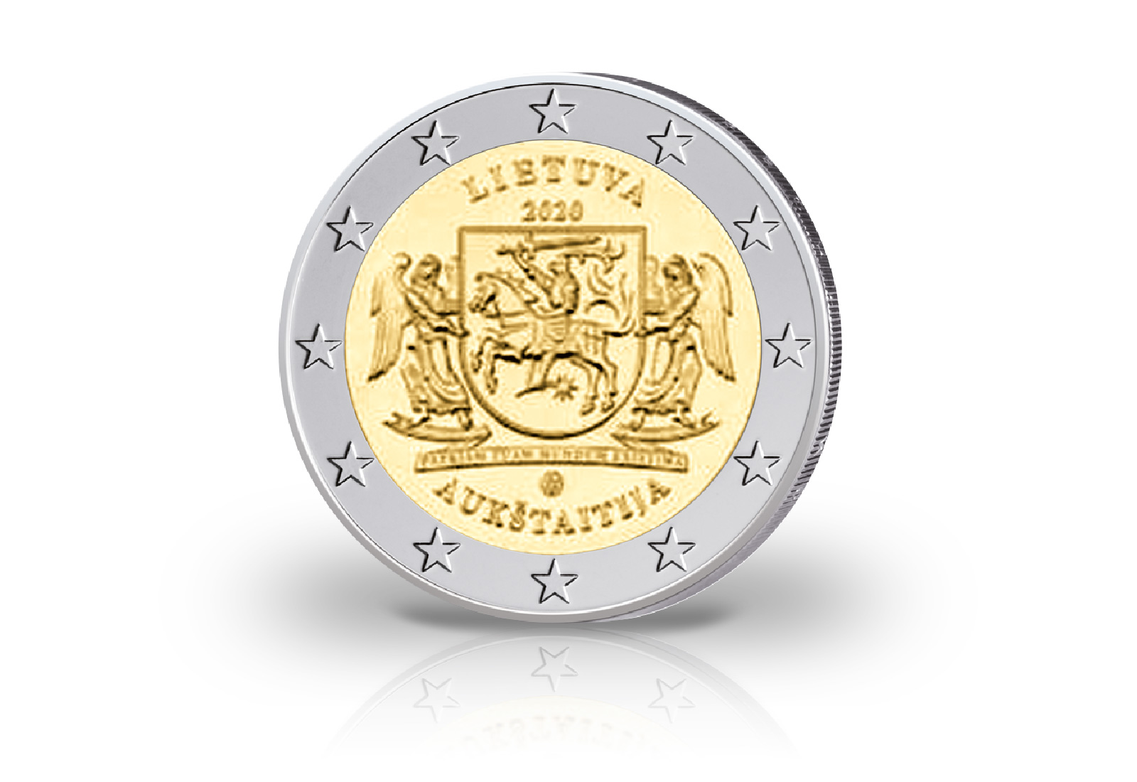2 Euro 2020 Litauen Ethnographische Region Aukstaitija