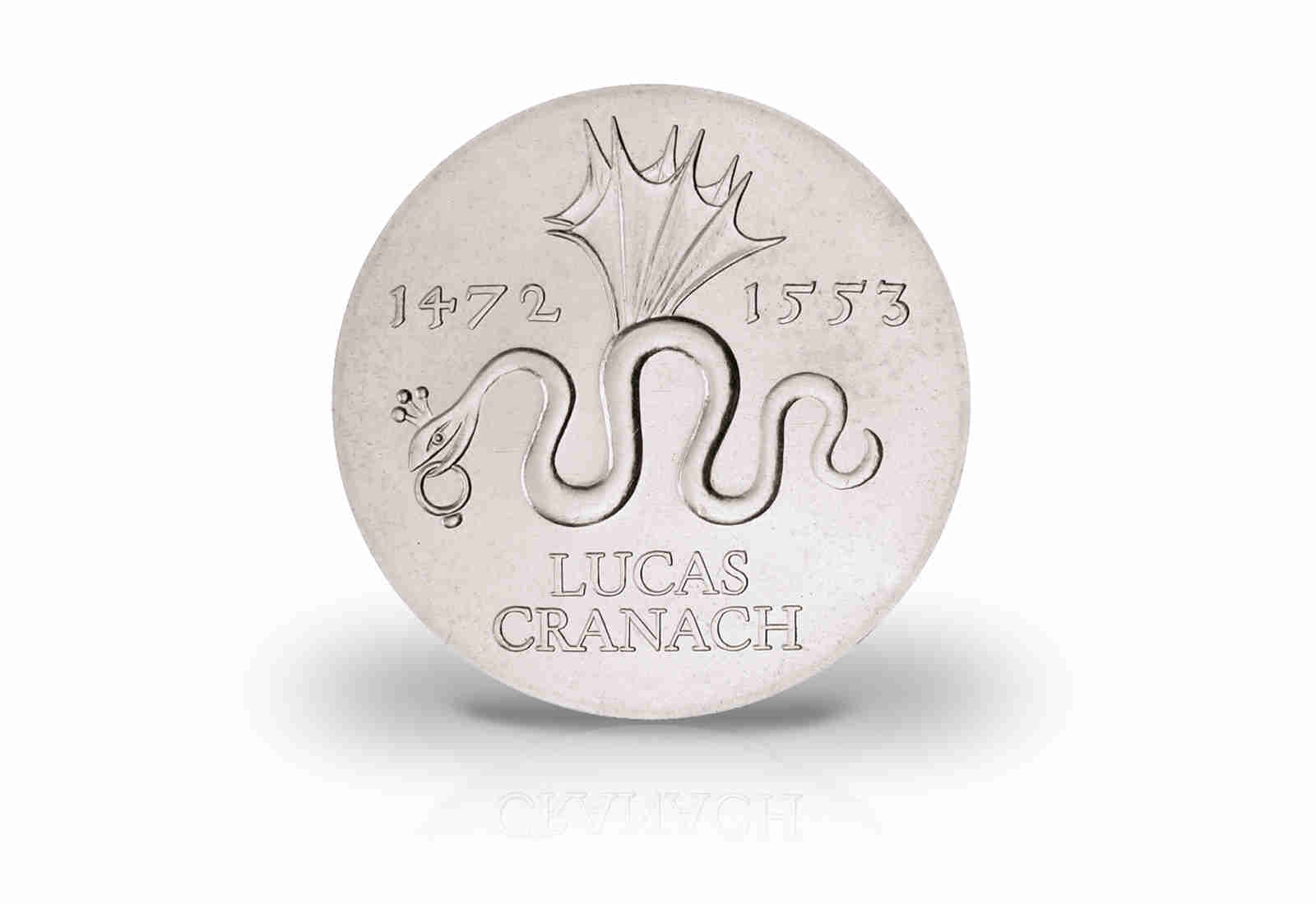 20 Mark Gedenkmünze 1972 DDR Lucas Cranach Jaeger-Nr. 1538