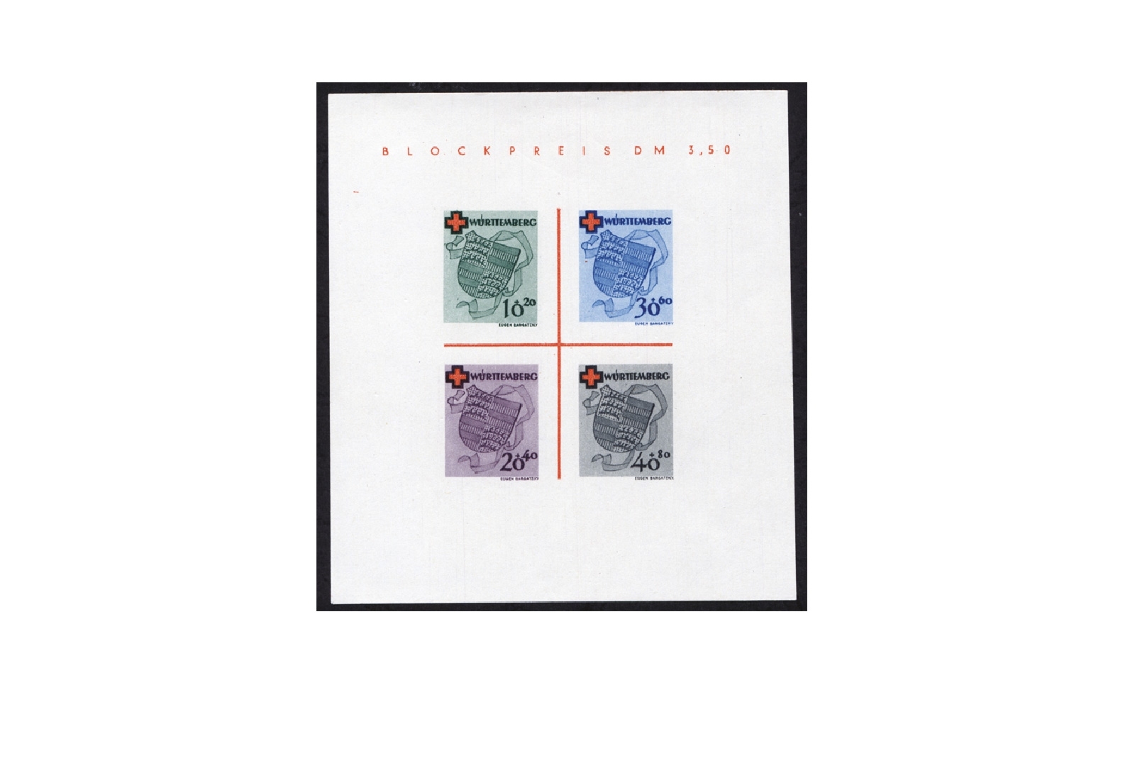 Württemberg Block 1 postfrisch