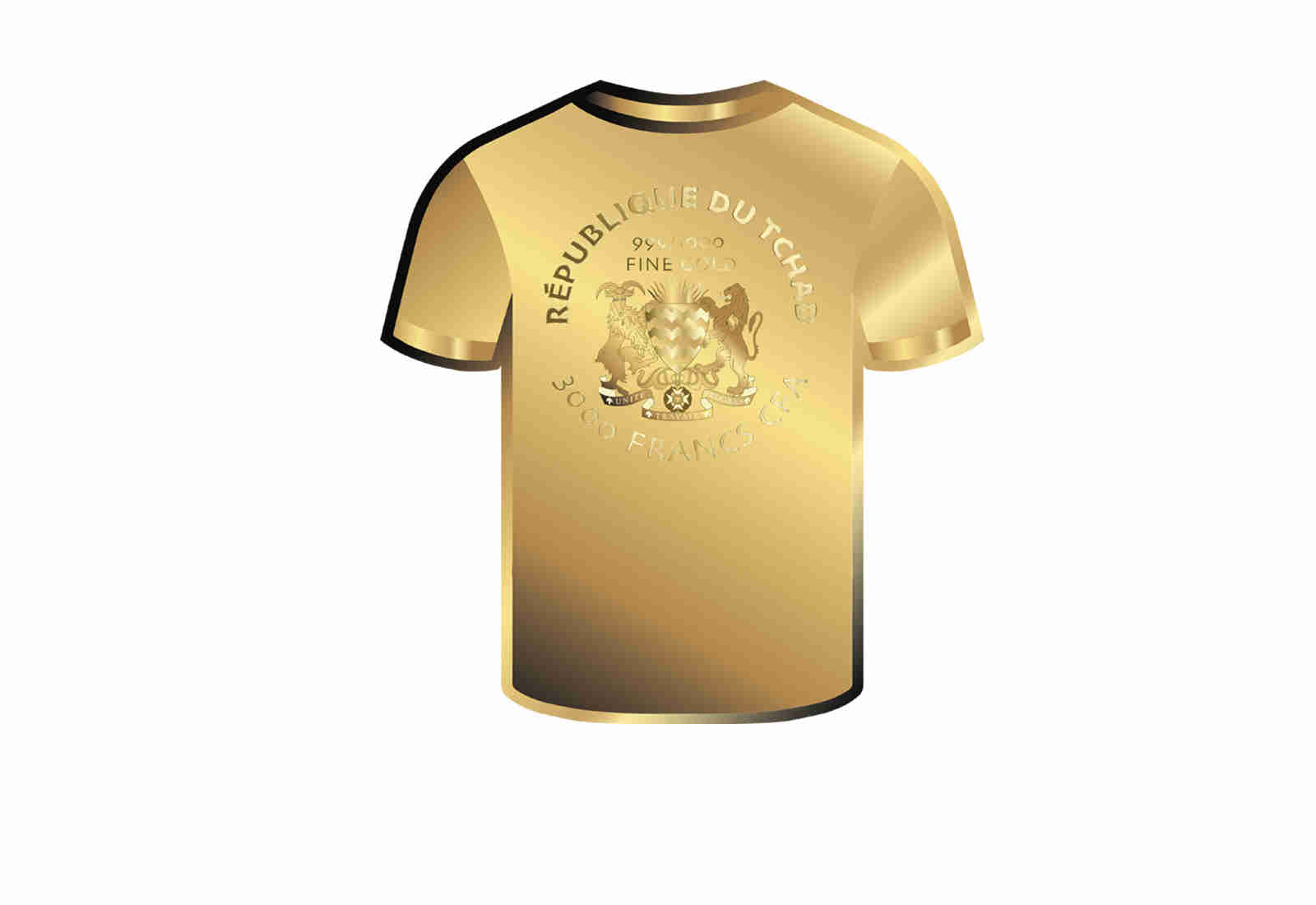 Goldmünze Motiv "Trikot Finnland" 999/1000 Gold im Geschenketui