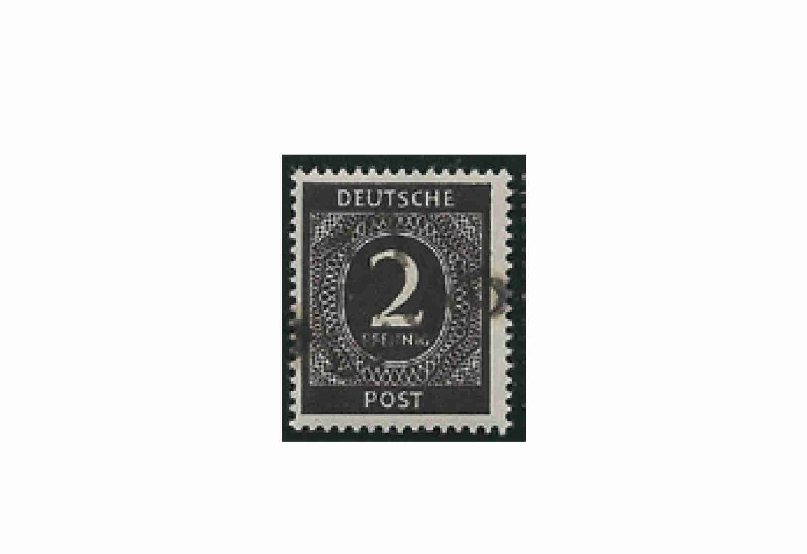 Briefmarke SBZ Bezirkshandstempel Michel-Nr. I a gestempelt und geprüft