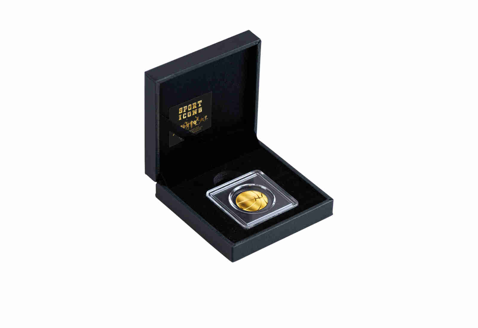 Goldmünze Motiv "Basketball" 999/1000 Gold Geschenk