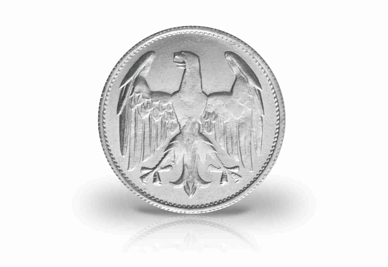 Weimarer Republik 1922 3 Mark Prägestätte E (Muldenhütten)