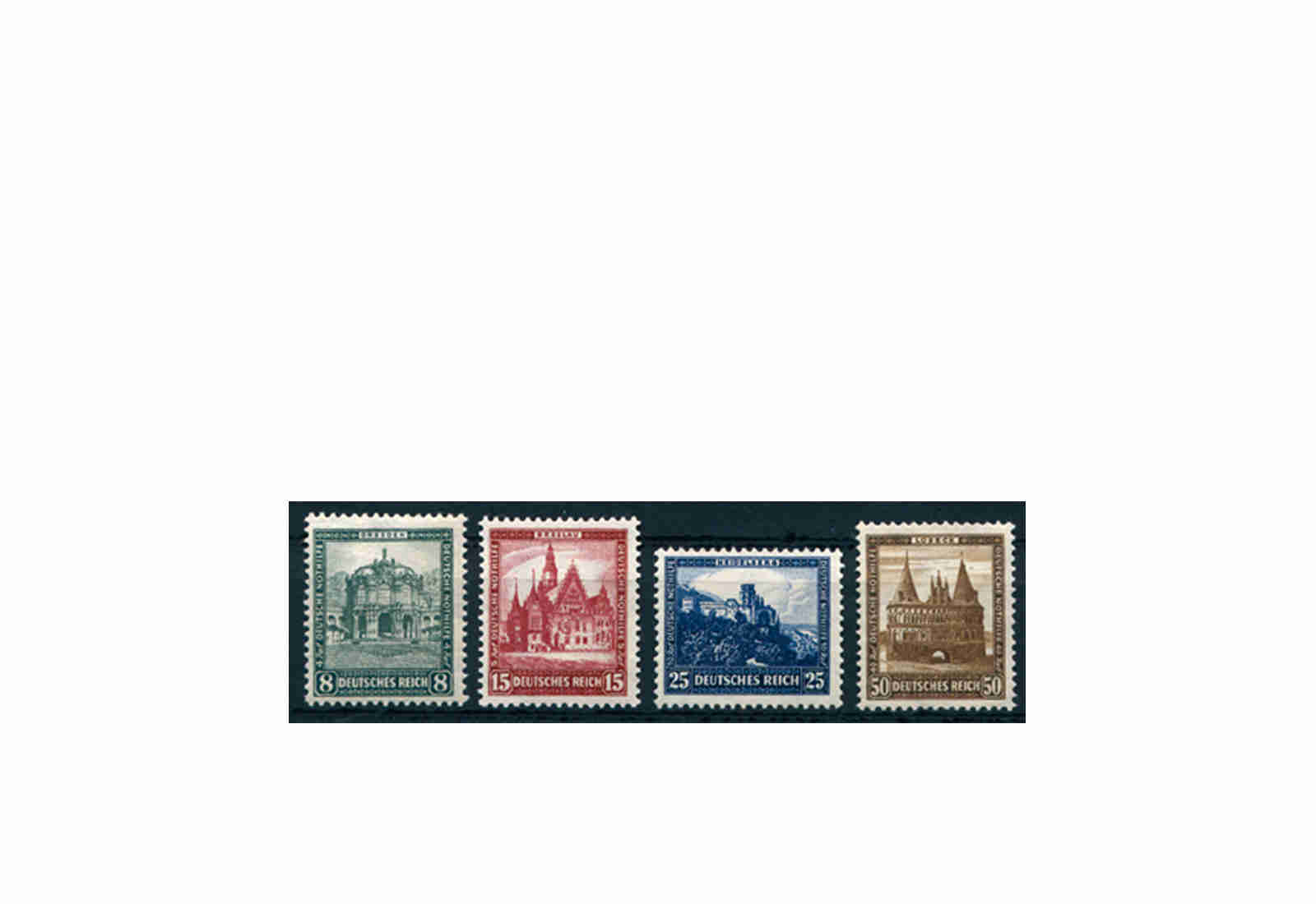 Briefmarken Deutsches Reich 1931 Michel-Nr. 459/462 postfrisch