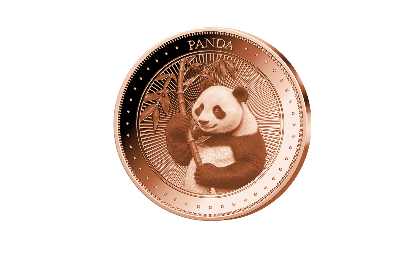 1 oz Kupferausgabe Chinese Panda