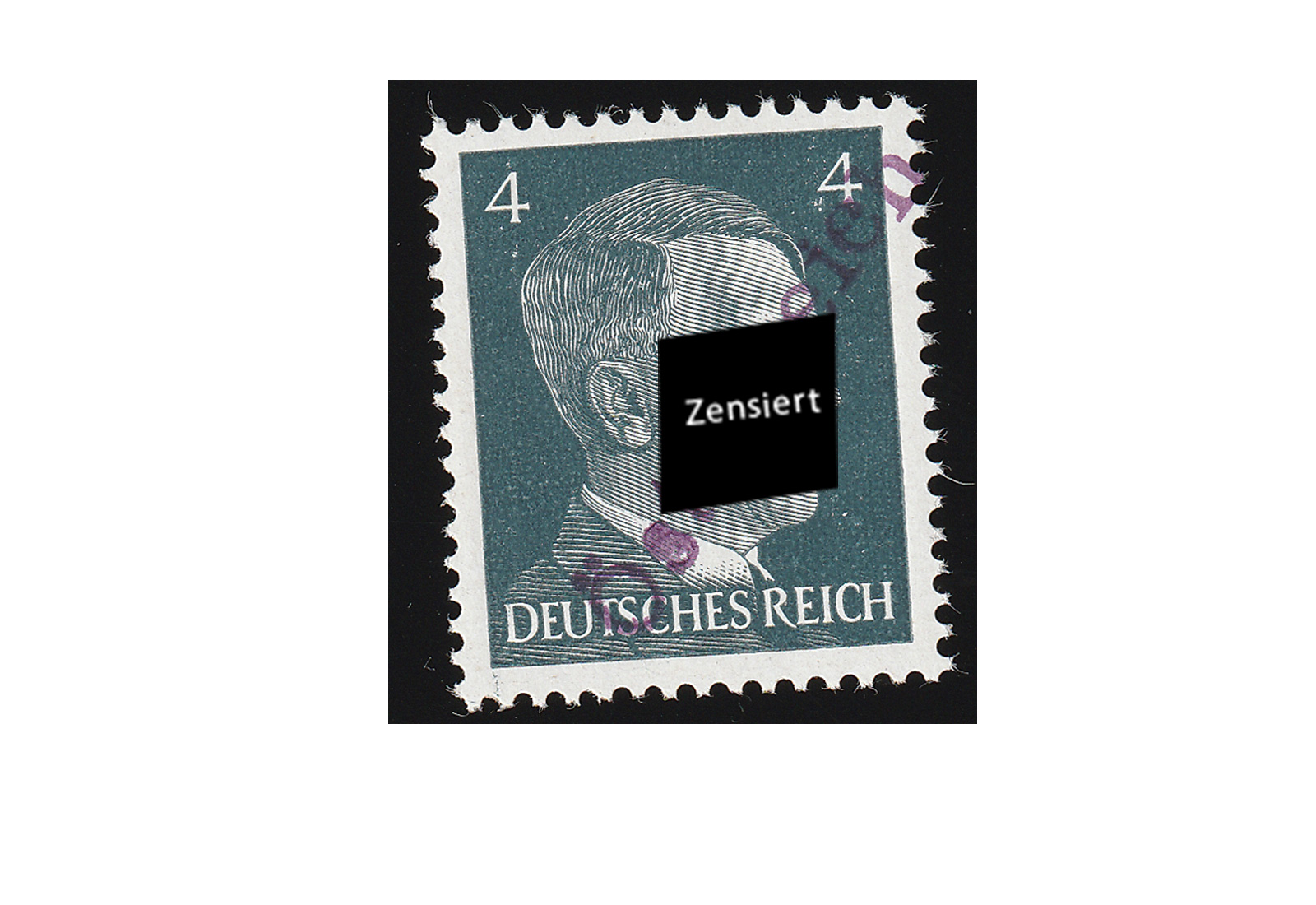 Briefmarke Österreich Lokalausgabe Gmünd 4 Pfennig Type II B ** mit FB