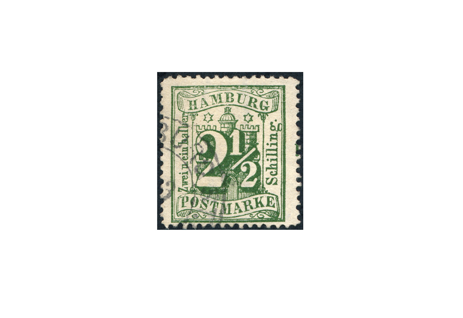 Hamburg Mi.Nr. 22 gest.