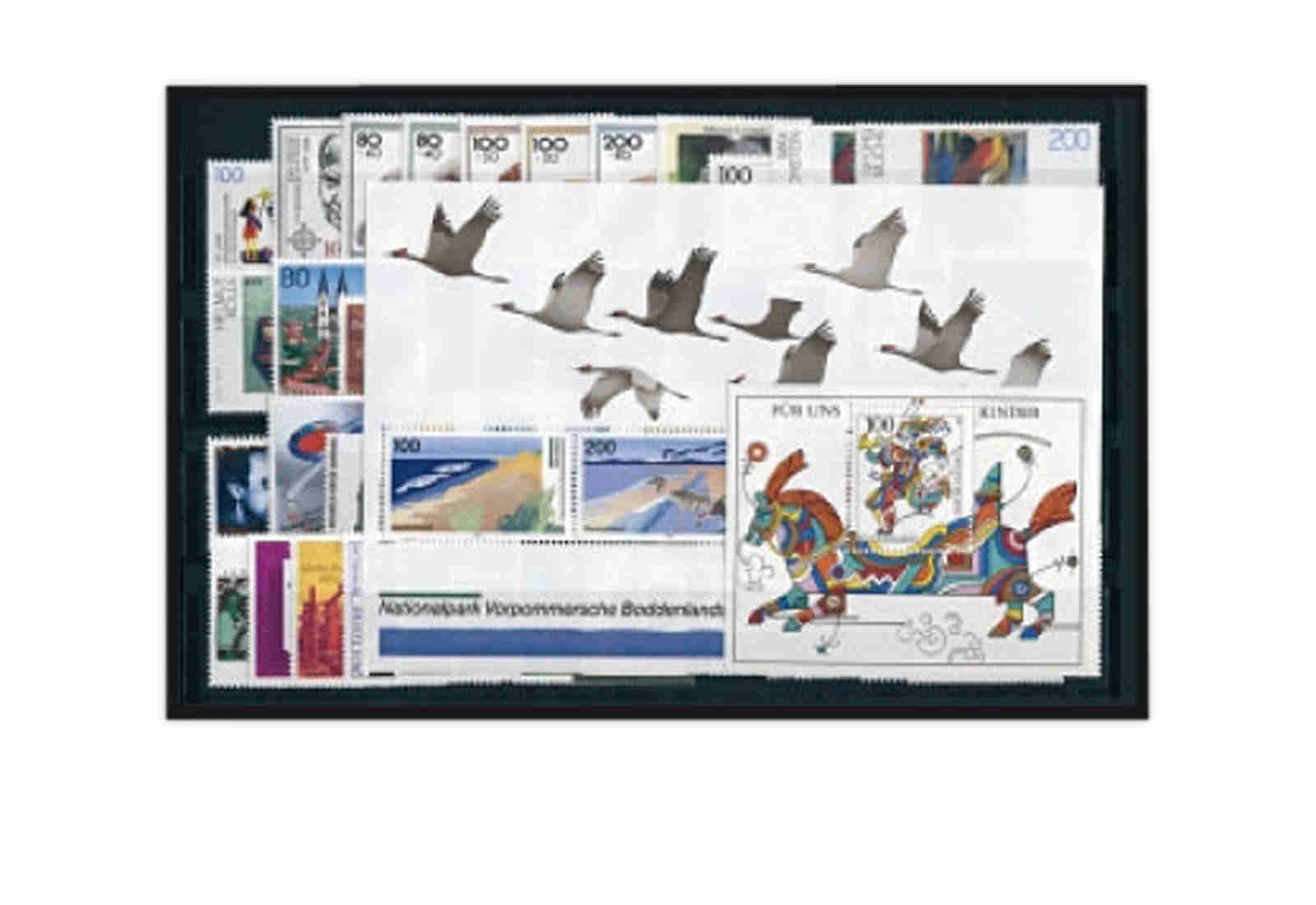 Briefmarken BRD Jahrgangssatz 1996  Michel-Nr. 1834-1894 gestempelt