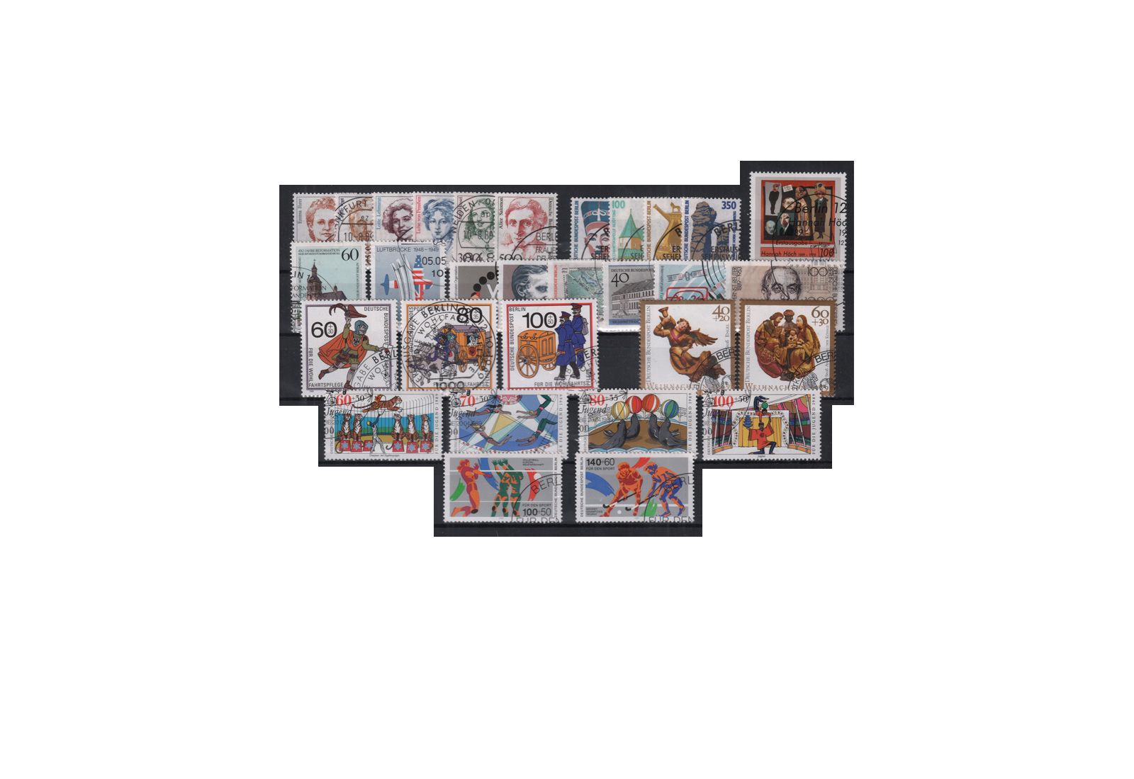 Berlin Jahrgang 1989 gestempelt