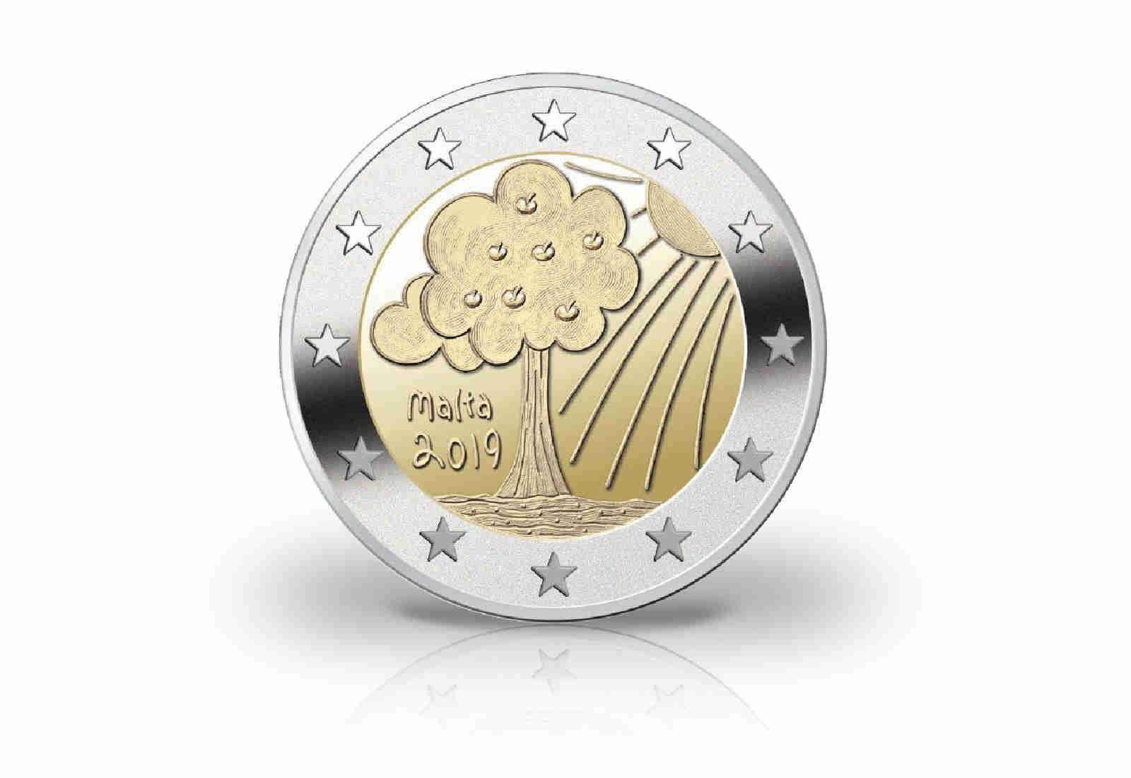 2 Euro 2019 Malta Natur und Umwelt