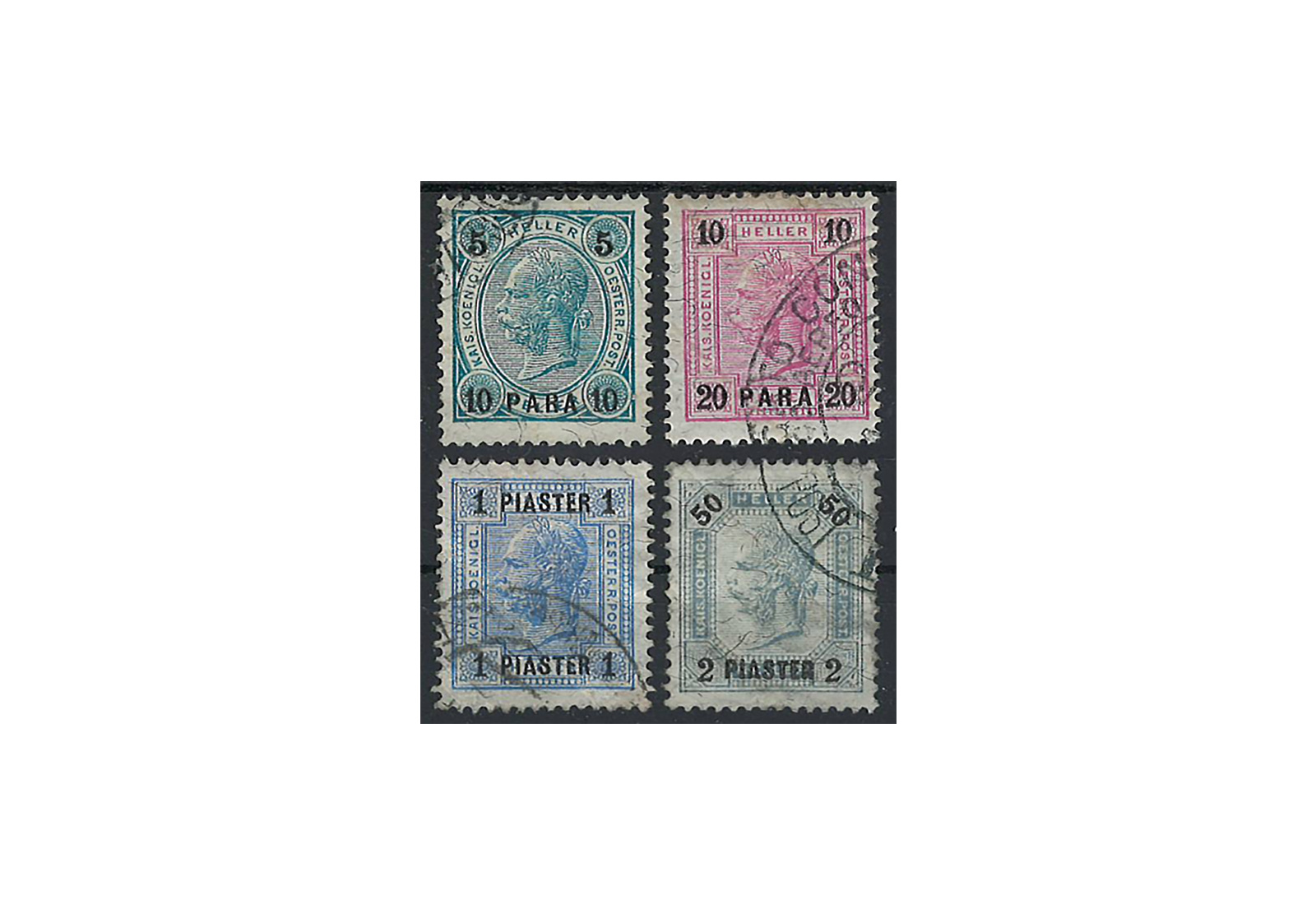 Levante Franz Joseph 1901 Mi.Nr. 39-42 gest.