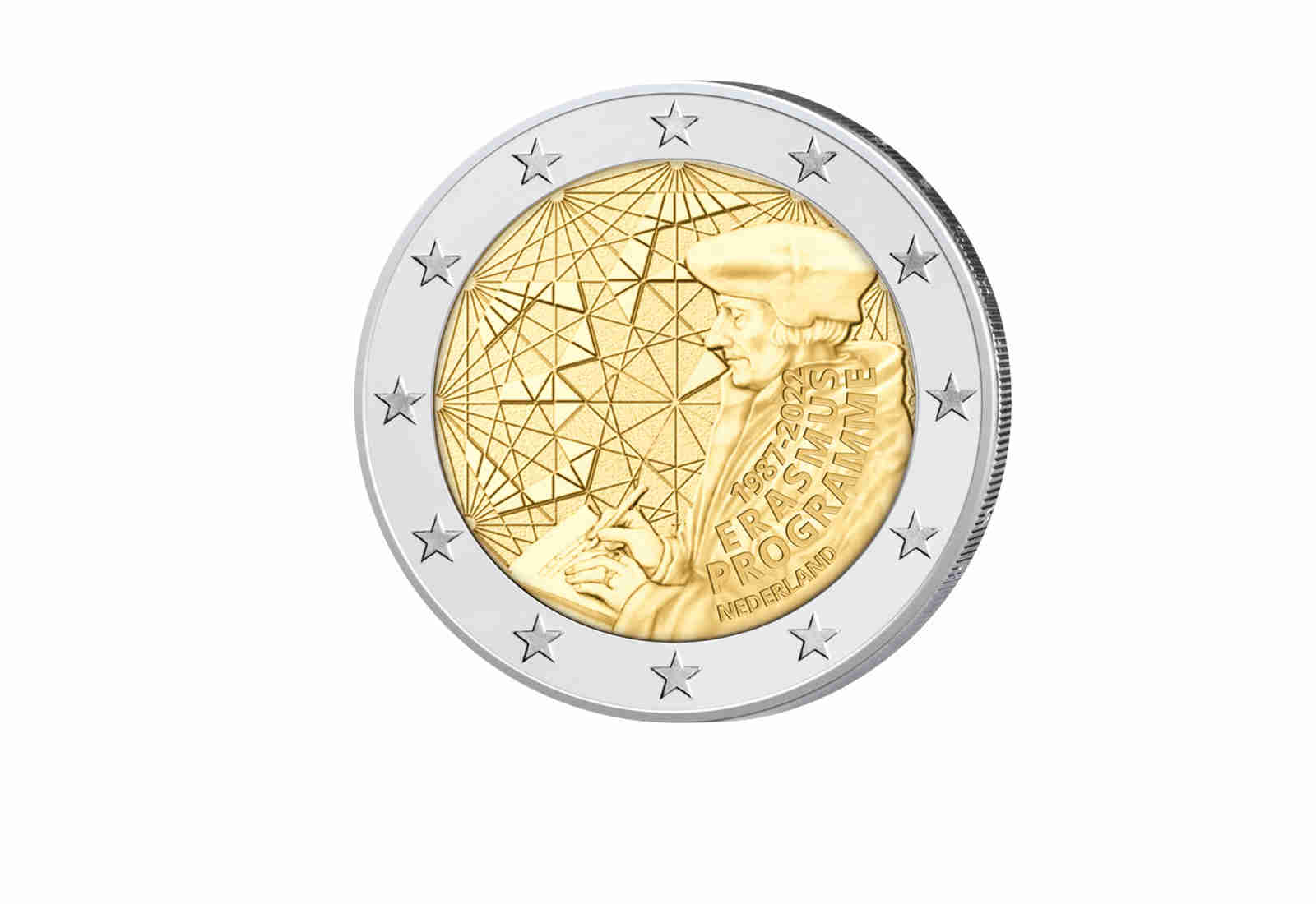 2 Euro 2022 Niederlande Gemeinschaftsausgabe 35 Jahre Erasmus bfr.