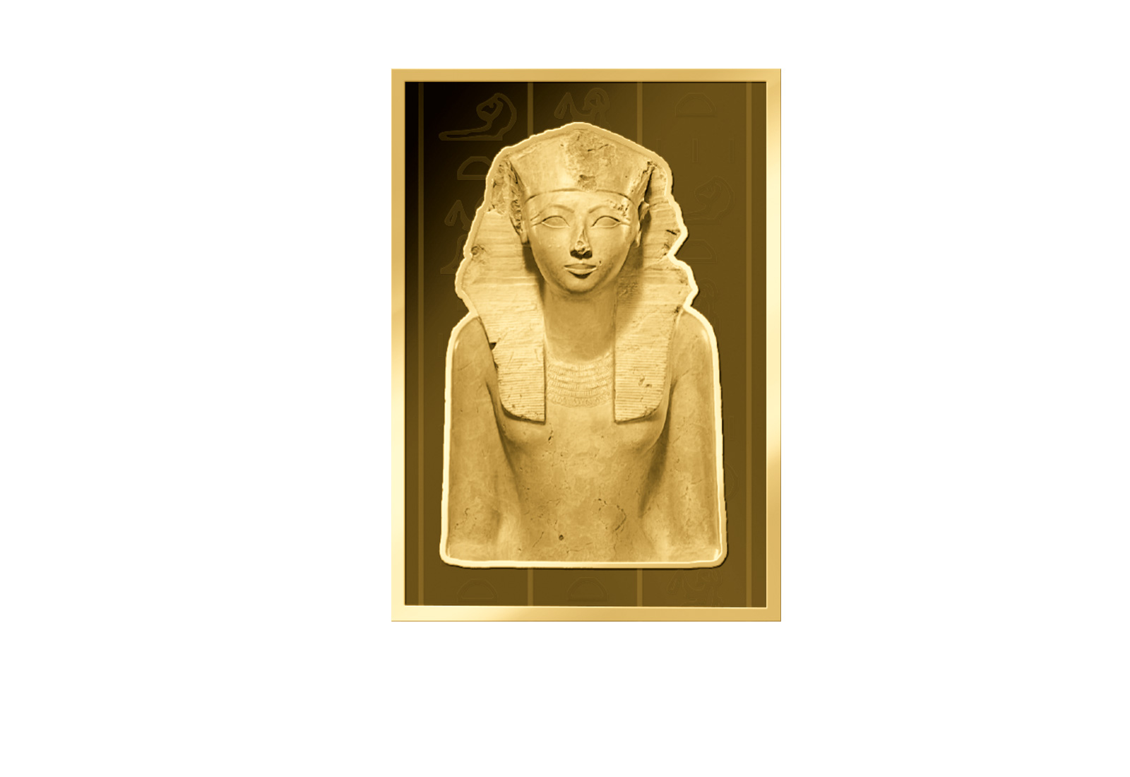Goldcard Motiv Hatshepsut 999/1000 Gold