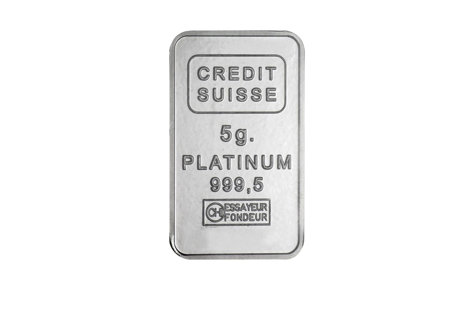 Platinbarren 5 g