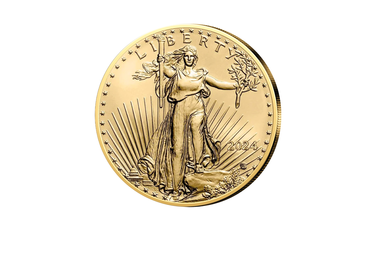 American Eagle 1 oz Gold 2024 USA