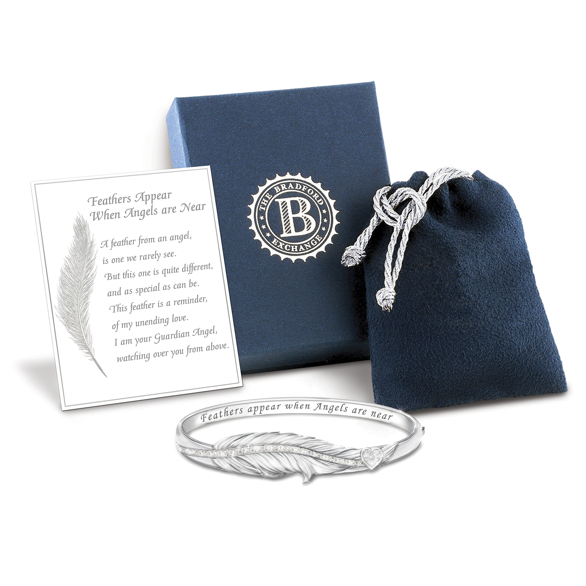 Von Engeln berührt - Diamant-Armreif