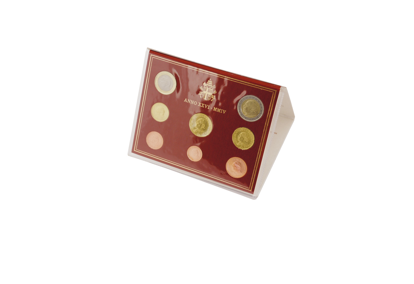 Kursmünzensatz 2004 Vatikan Papst Johannes Paul II. st