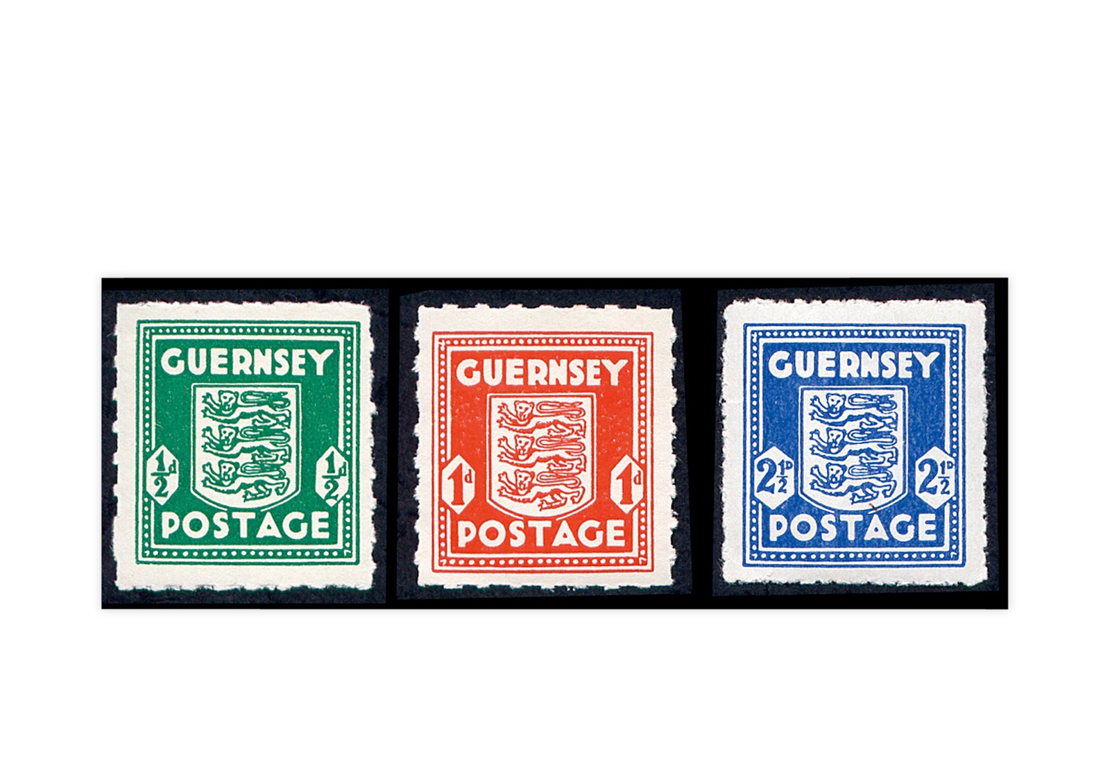 Guernsey Mi.Nr. 1/3 **