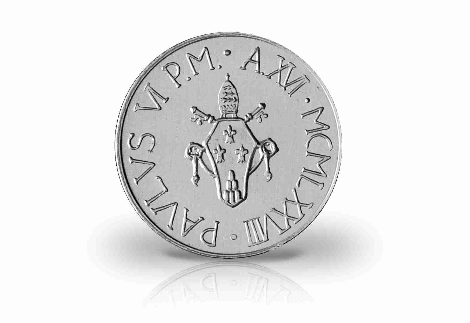 10 Lire 1978 Vatikan Papst Paul VI. Betender Junge