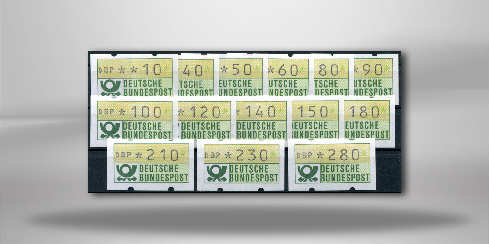 Briefmarken BRD ATM 1.1.VS1 14 Werte  postfrisch