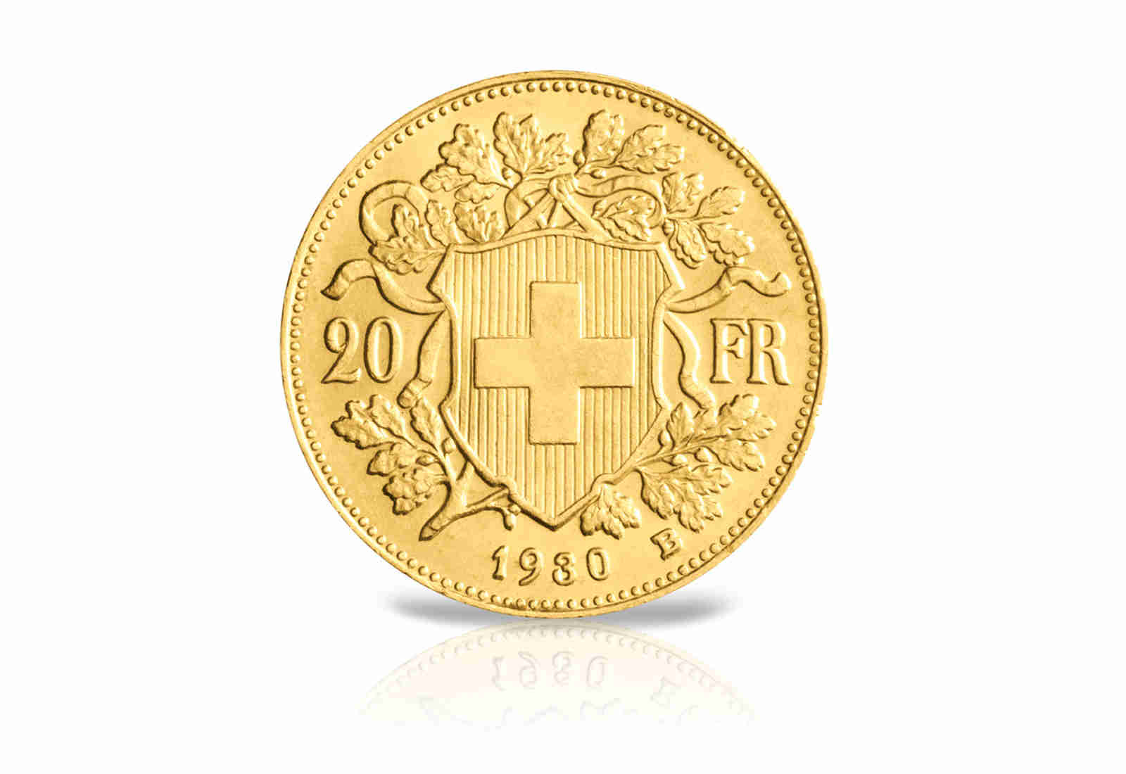 20 Franken Goldmünze Schweiz Vreneli Jahrgang unserer Wahl