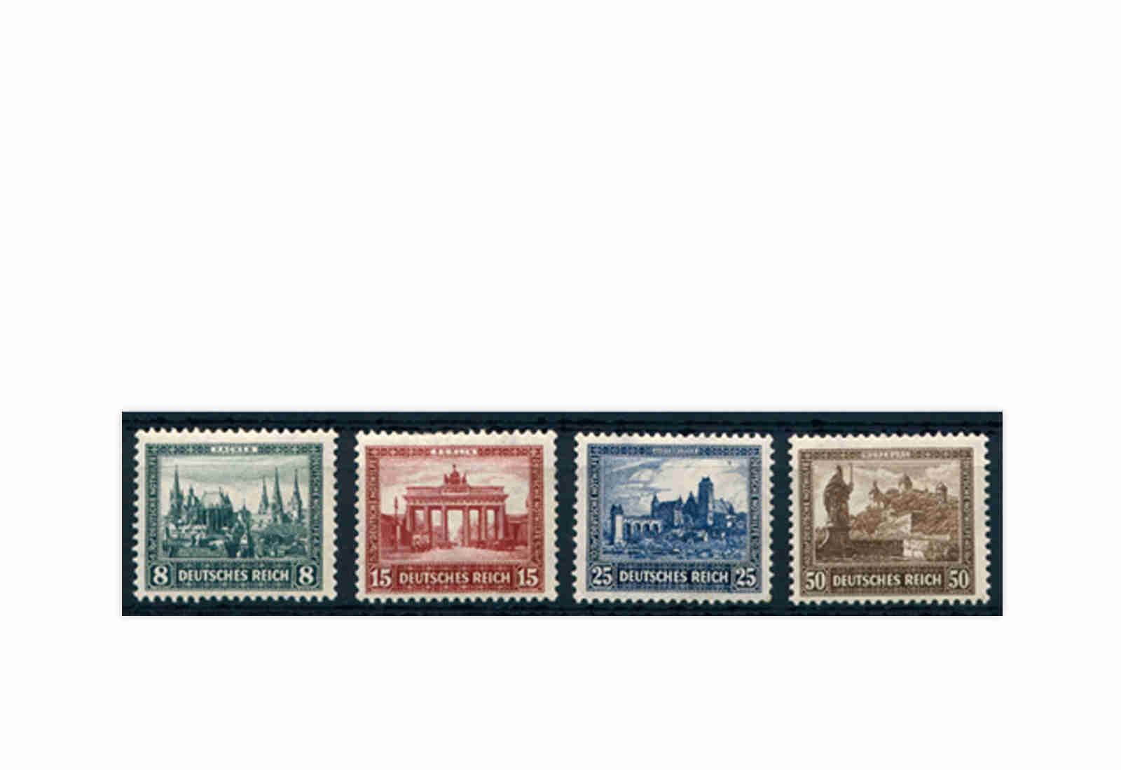 Deutsches Reich Mi.Nr. 450/453 mit Falz