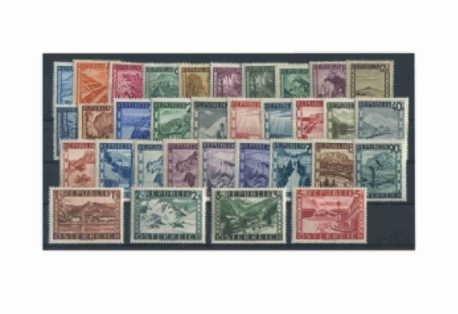 Österreich Frühausgaben Mi.Nr. 738/770 postfrisch