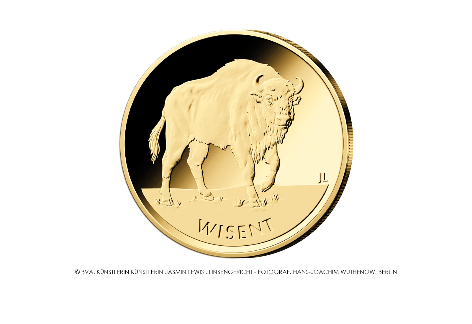 20 Euro 2026 Deutschland Goldmünze Wisent Prägestätte unserer Wahl