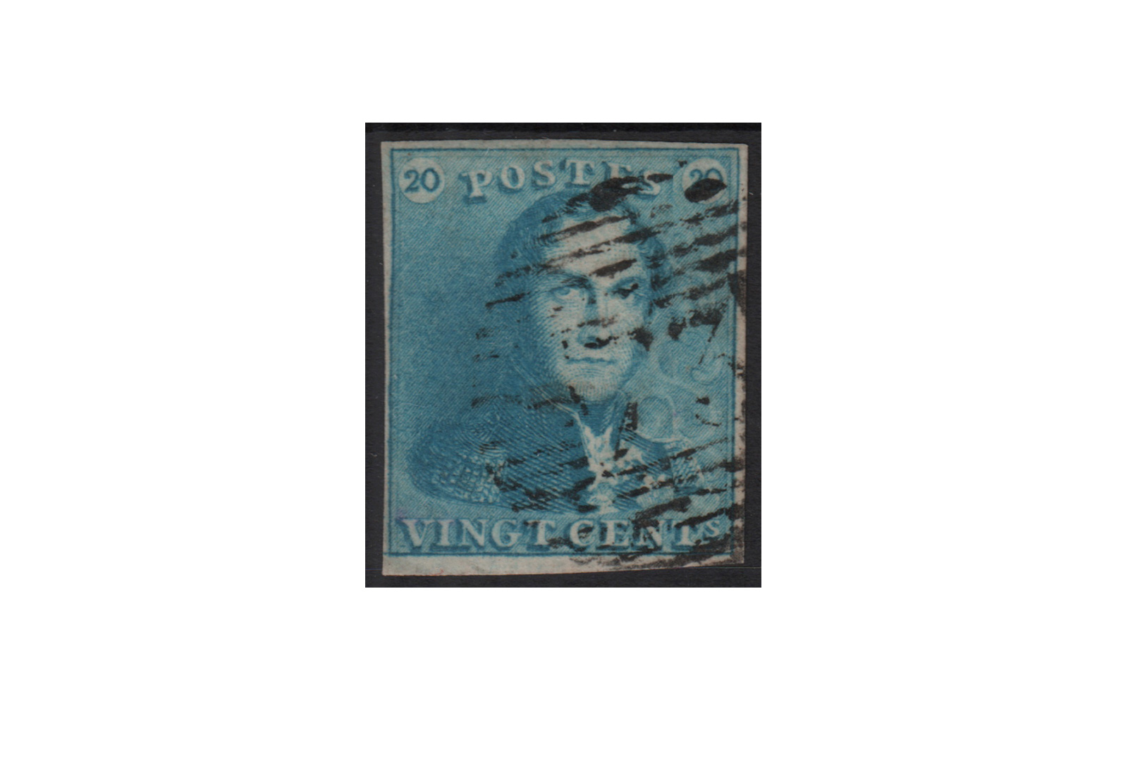 Belgien Leopold I. 1849 Michel-Nr. 2 b gestempelt