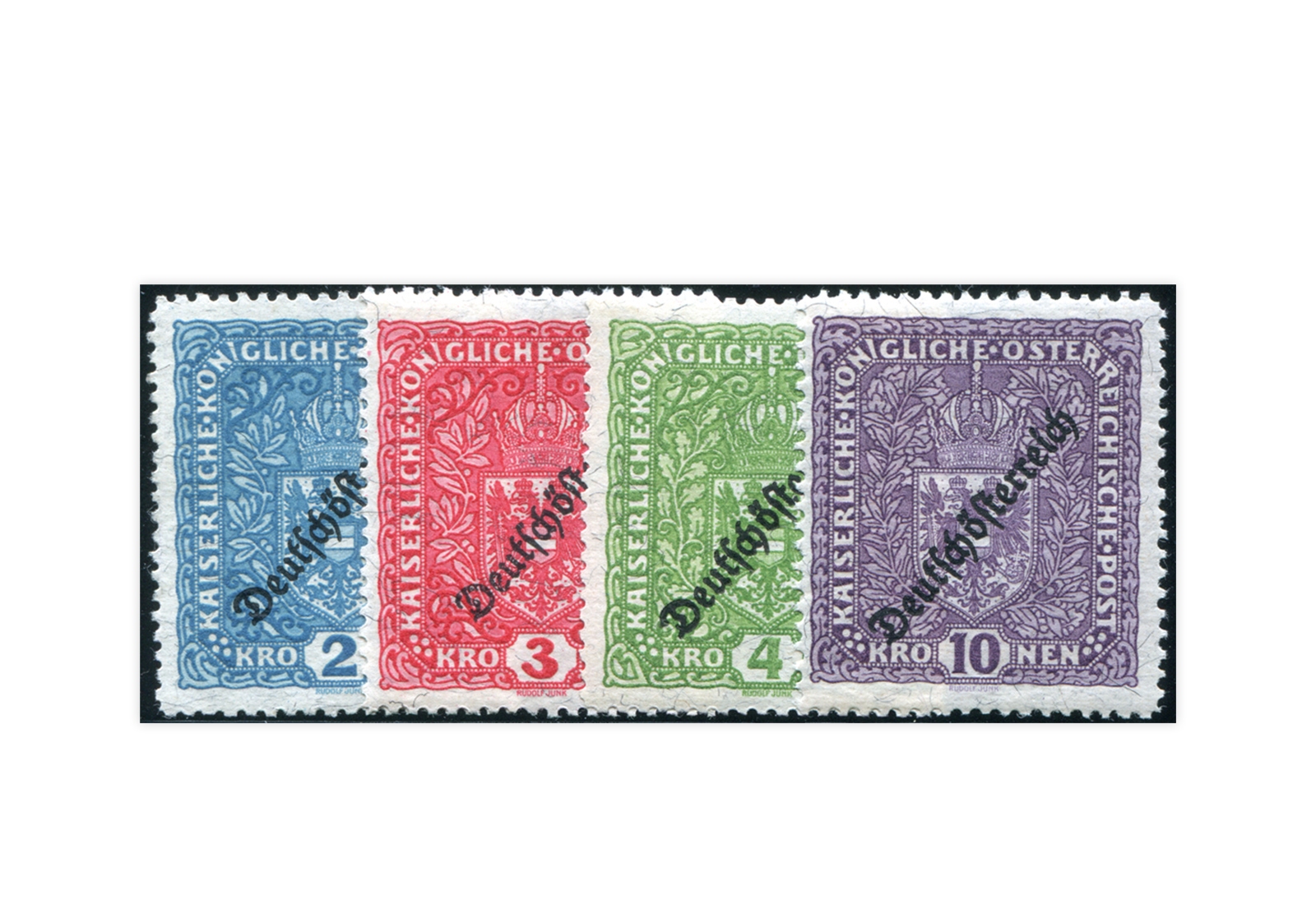 Österreich Mi.Nr. 243/246 II Falz Freimarken Wappen