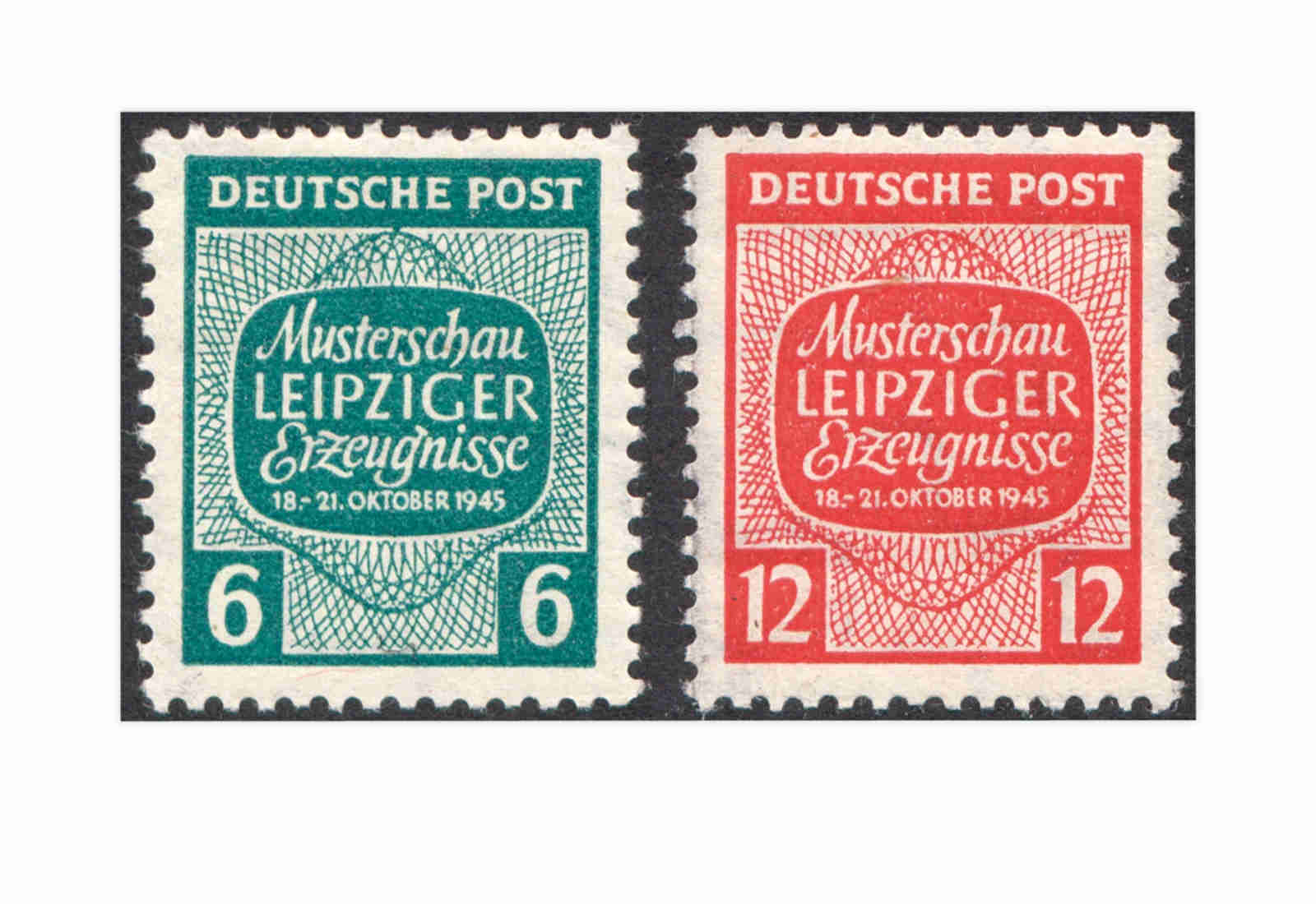 SBZ Mi.Nr. 124 X/125 X gestempelt